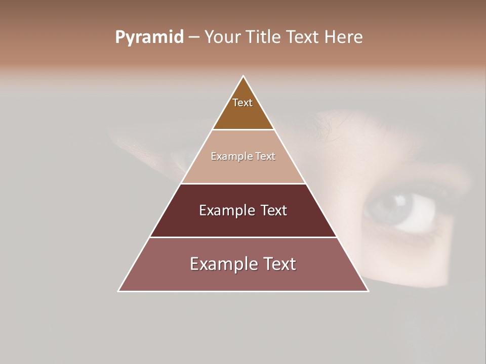 Beautiful Niqab Eyes PowerPoint Template