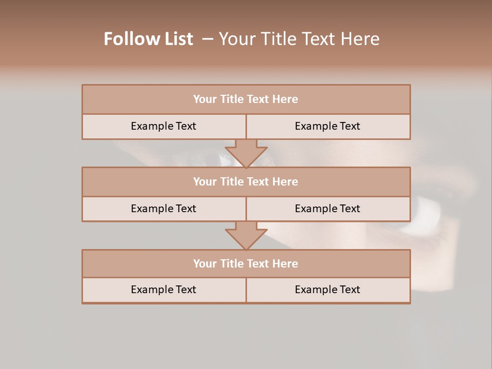 Beautiful Niqab Eyes PowerPoint Template