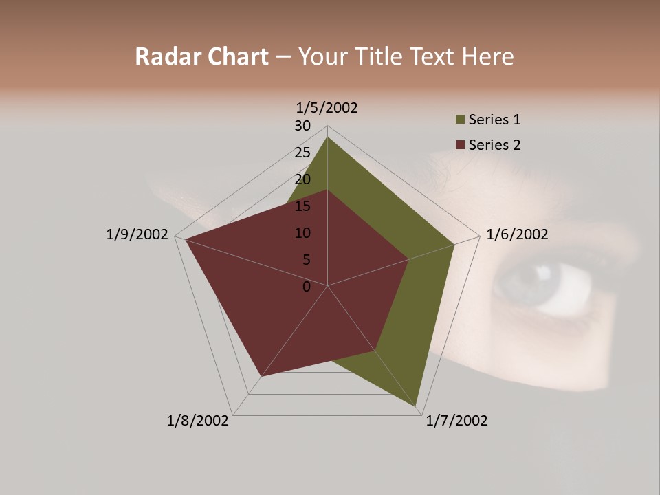 Beautiful Niqab Eyes PowerPoint Template