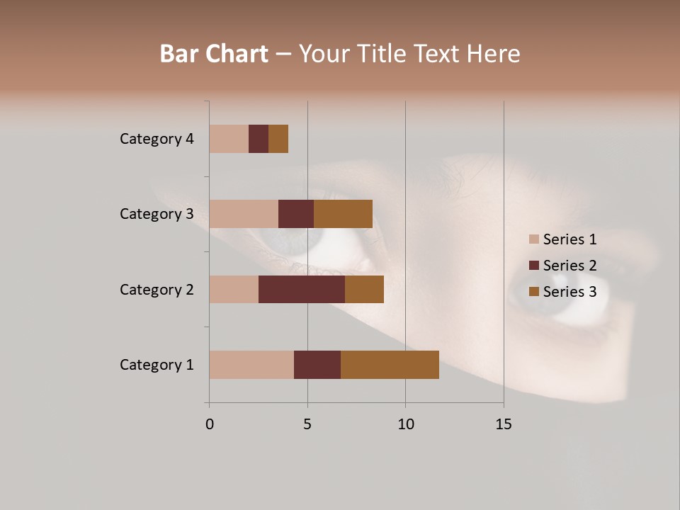 Beautiful Niqab Eyes PowerPoint Template