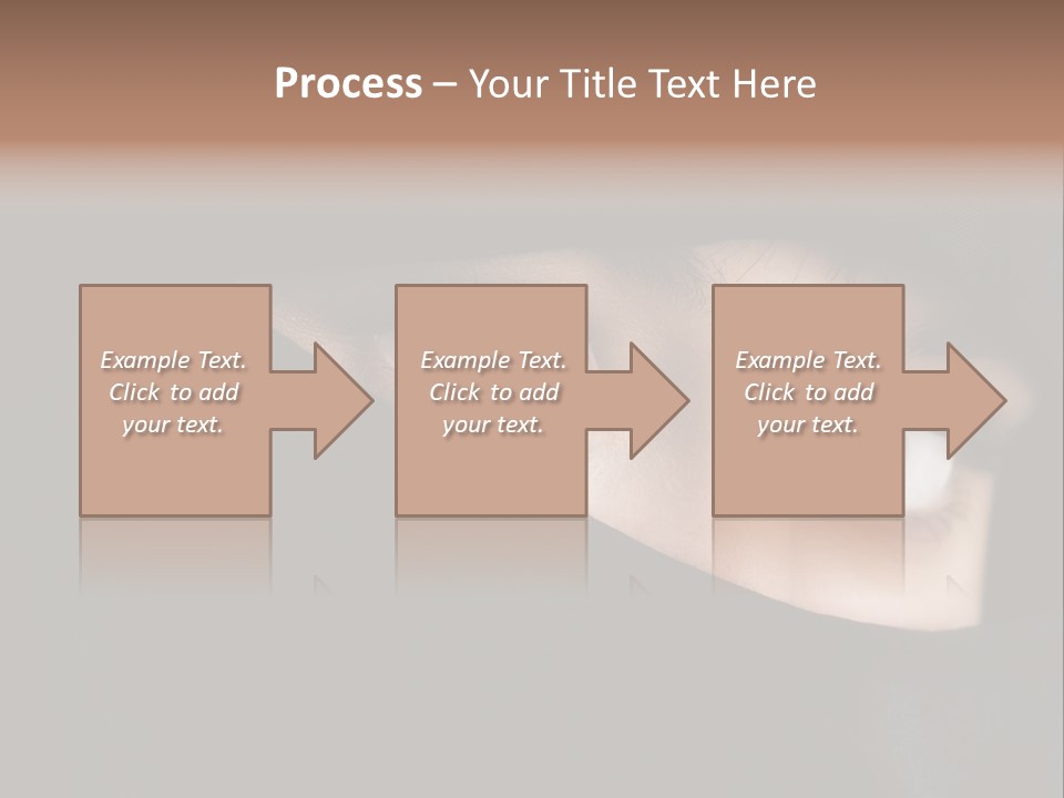 Beautiful Niqab Eyes PowerPoint Template