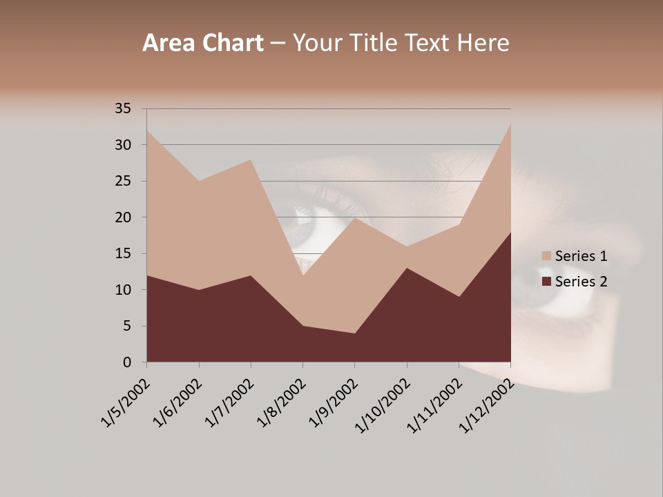 Beautiful Niqab Eyes PowerPoint Template