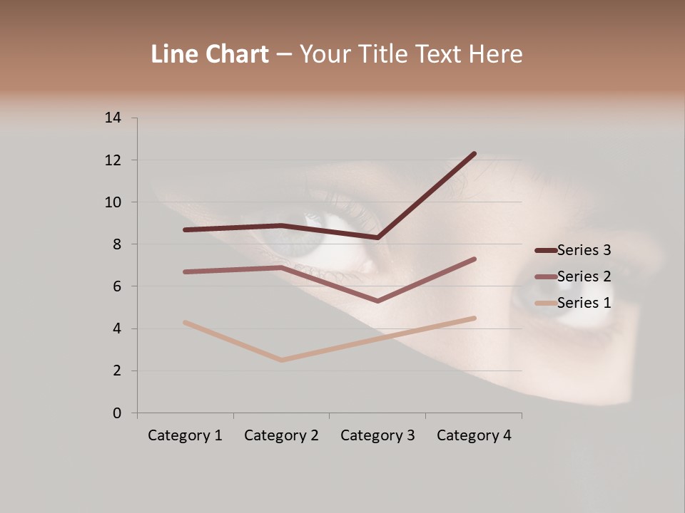 Beautiful Niqab Eyes PowerPoint Template