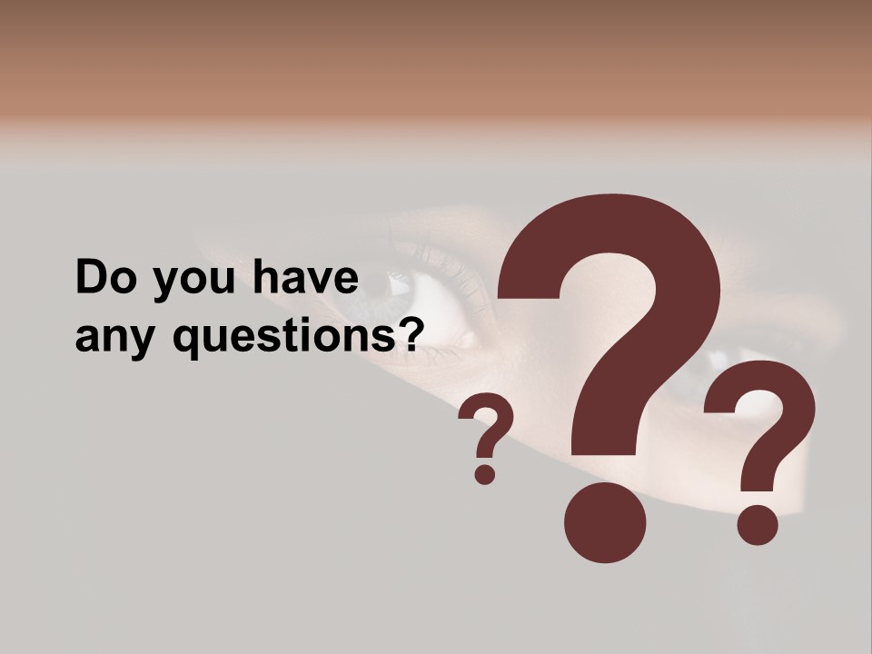 Beautiful Niqab Eyes PowerPoint Template