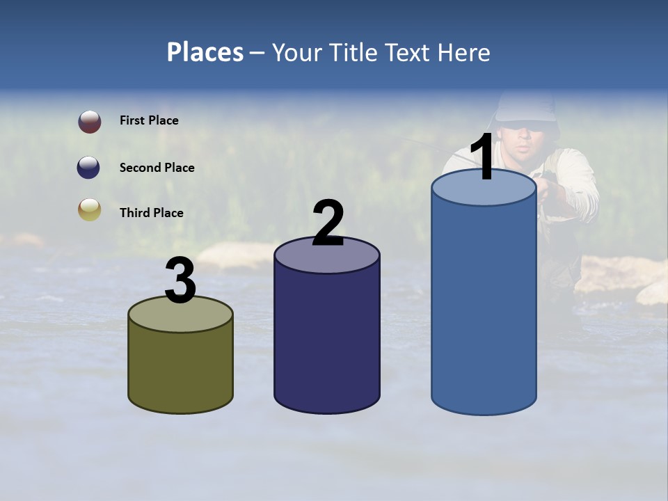 Apprendre À Pêcher PowerPoint Template