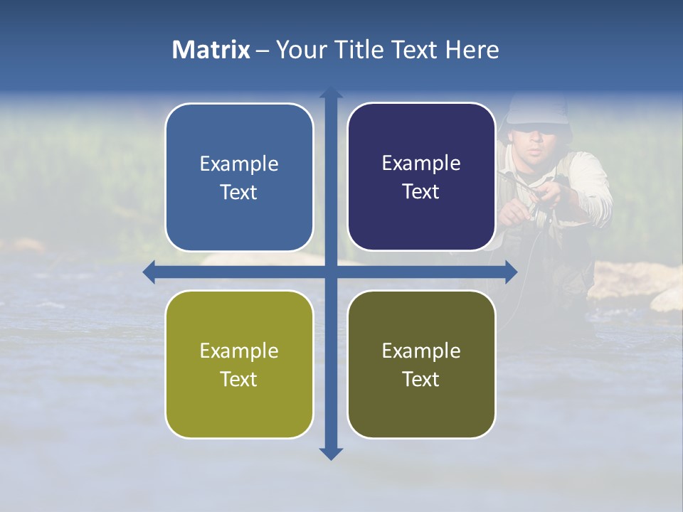 Apprendre À Pêcher PowerPoint Template