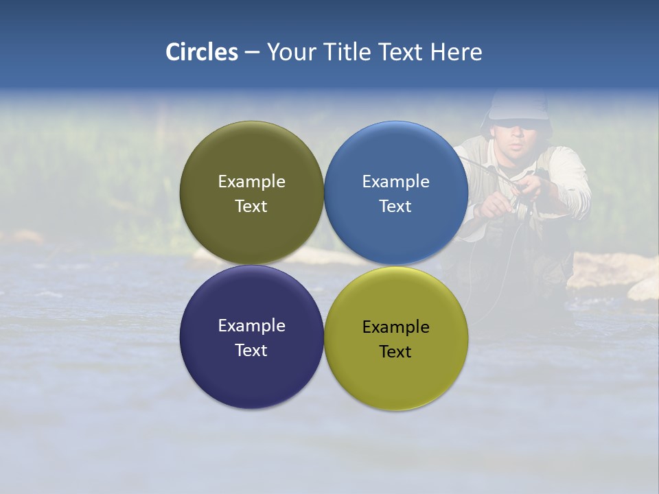 Apprendre À Pêcher PowerPoint Template