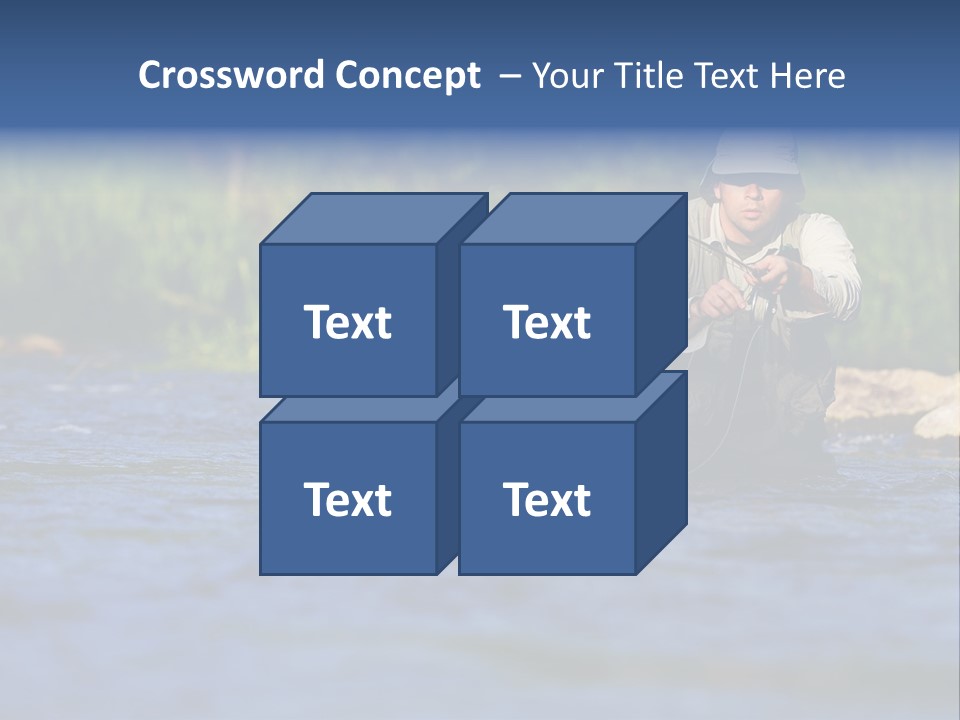Apprendre À Pêcher PowerPoint Template