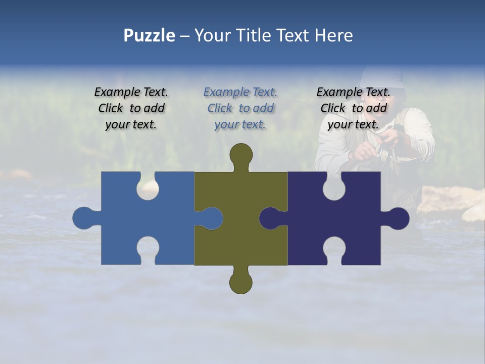 Apprendre À Pêcher PowerPoint Template