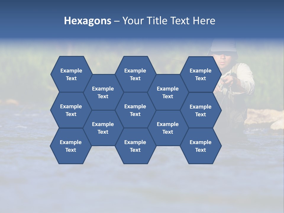 Apprendre À Pêcher PowerPoint Template