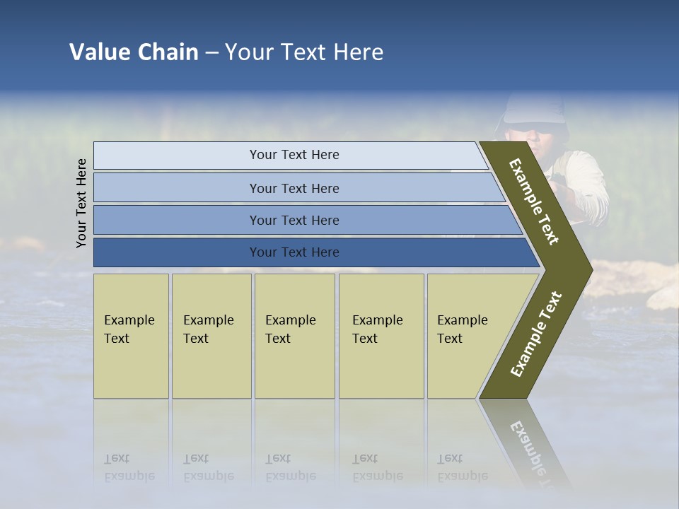 Apprendre À Pêcher PowerPoint Template