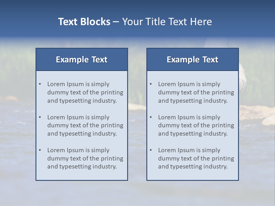 Apprendre À Pêcher PowerPoint Template