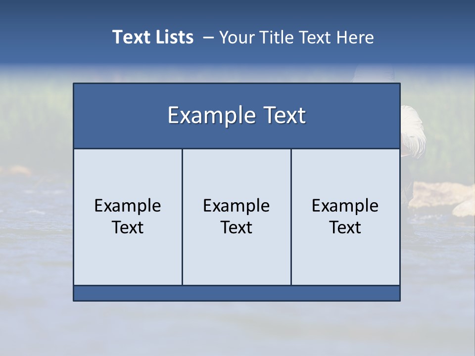 Apprendre À Pêcher PowerPoint Template