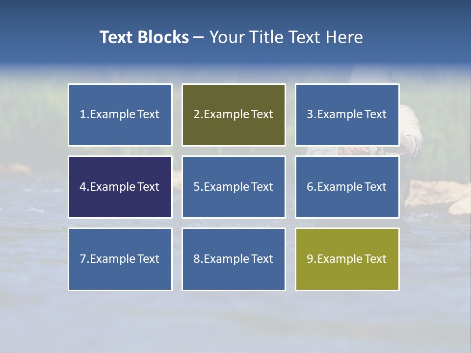 Apprendre À Pêcher PowerPoint Template