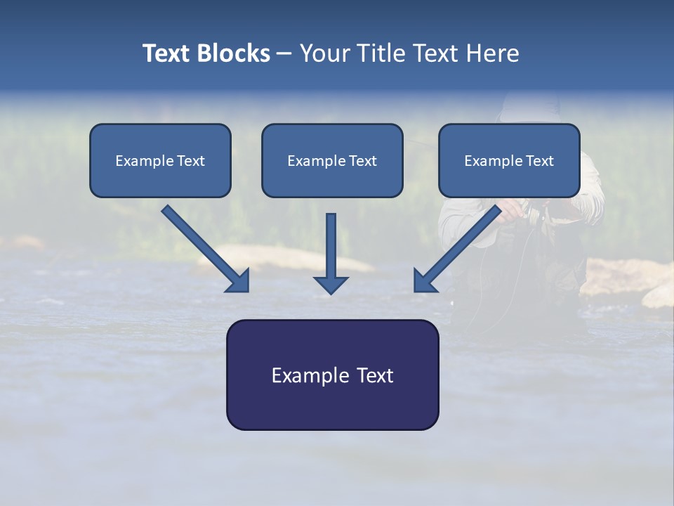 Apprendre À Pêcher PowerPoint Template