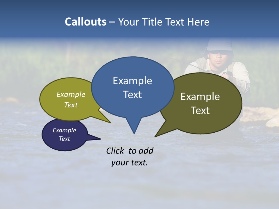 Apprendre À Pêcher PowerPoint Template