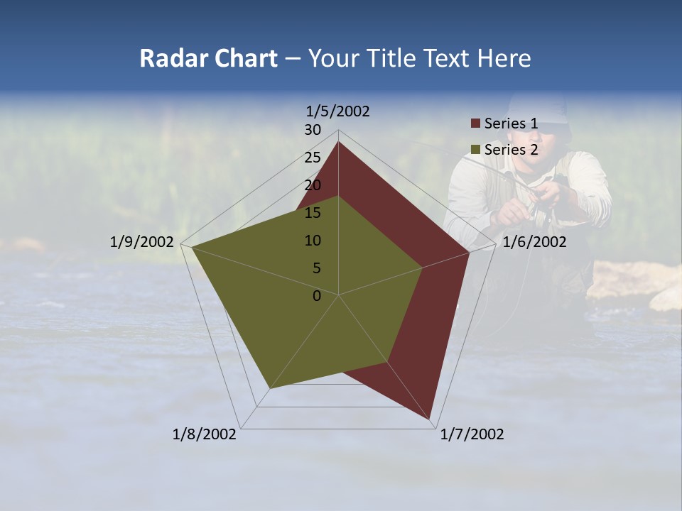 Apprendre À Pêcher PowerPoint Template
