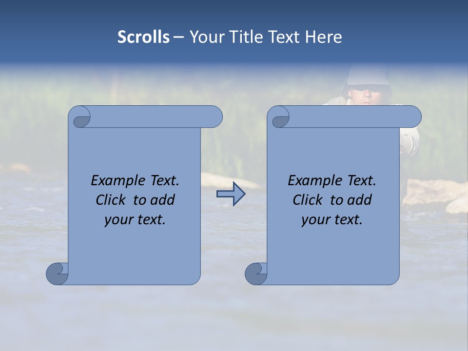 Apprendre À Pêcher PowerPoint Template