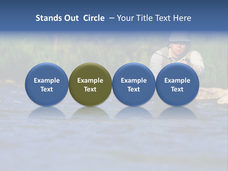 Apprendre À Pêcher PowerPoint Template