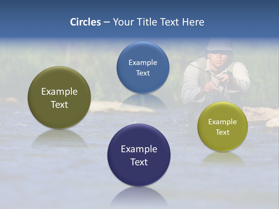 Apprendre À Pêcher PowerPoint Template