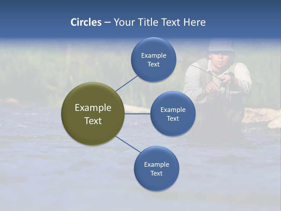 Apprendre À Pêcher PowerPoint Template