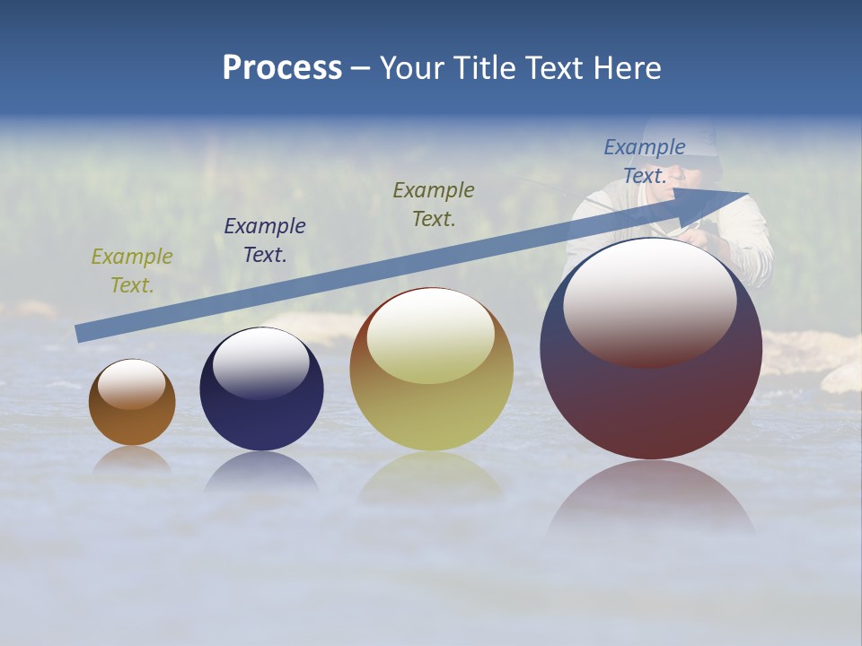 Apprendre À Pêcher PowerPoint Template