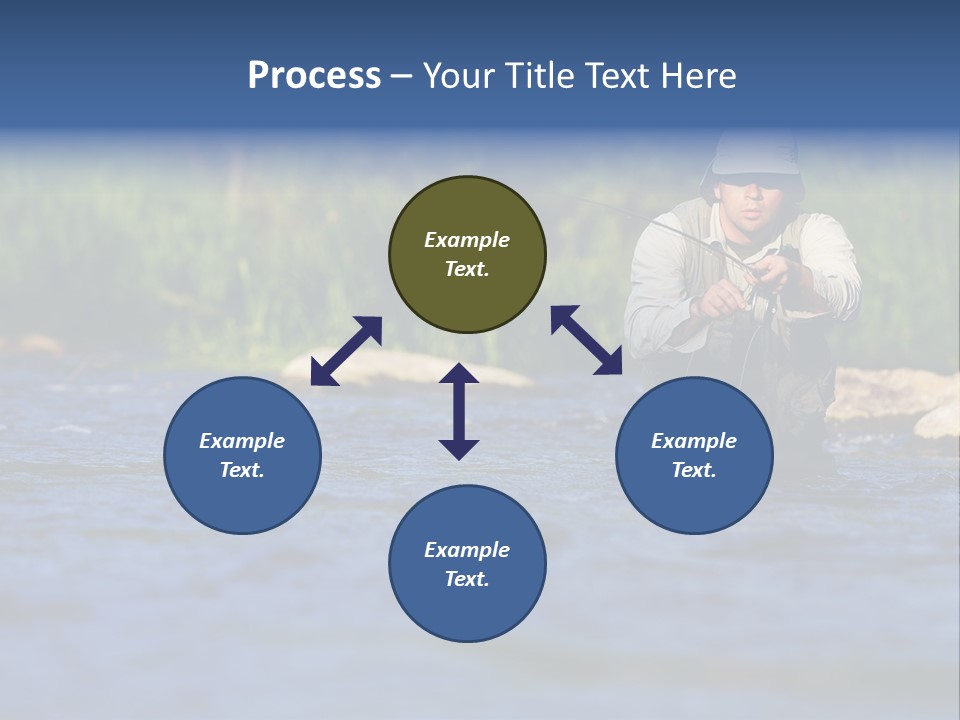 Apprendre À Pêcher PowerPoint Template