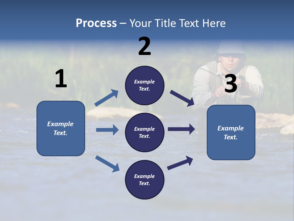 Apprendre À Pêcher PowerPoint Template