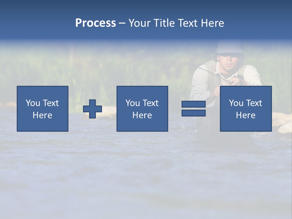 Apprendre À Pêcher PowerPoint Template