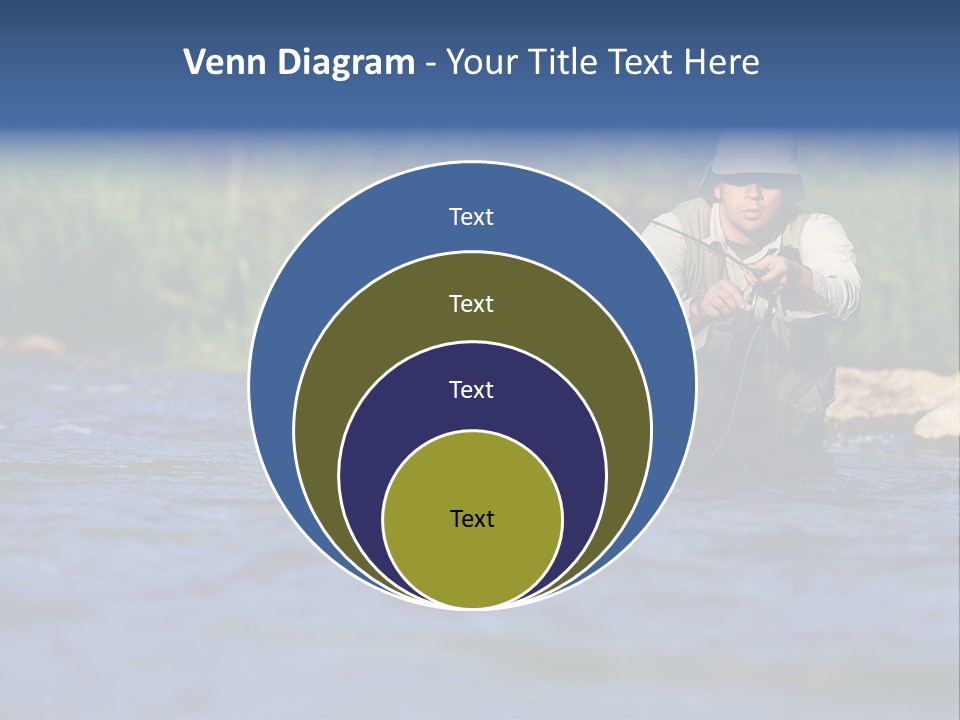 Apprendre À Pêcher PowerPoint Template