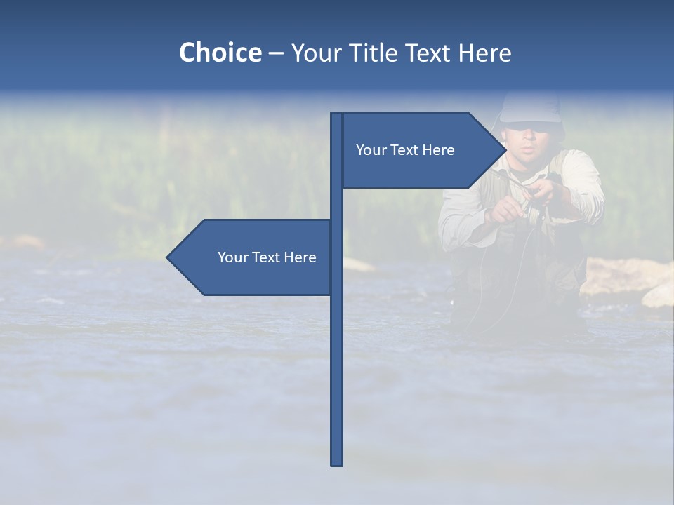Apprendre À Pêcher PowerPoint Template