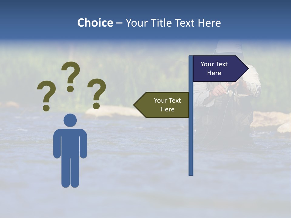 Apprendre À Pêcher PowerPoint Template