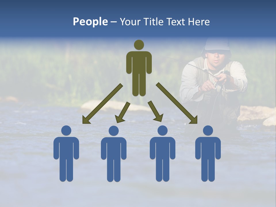 Apprendre À Pêcher PowerPoint Template