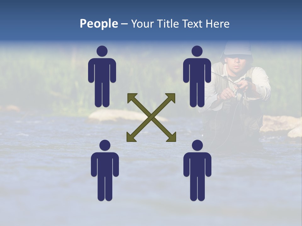 Apprendre À Pêcher PowerPoint Template