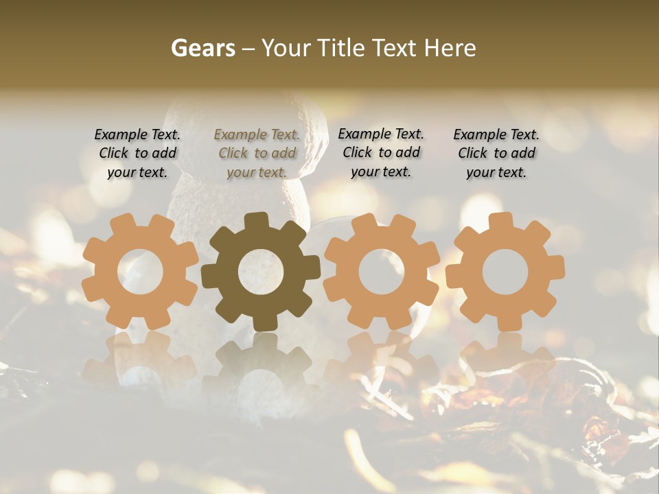 Bolete Cute Forest PowerPoint Template