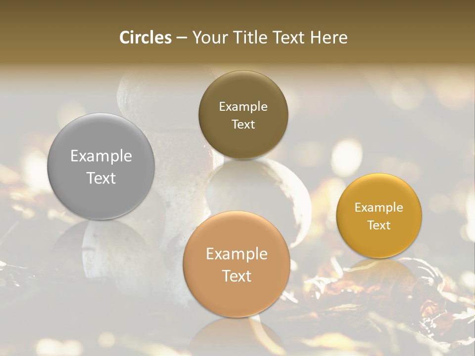 Bolete Cute Forest PowerPoint Template