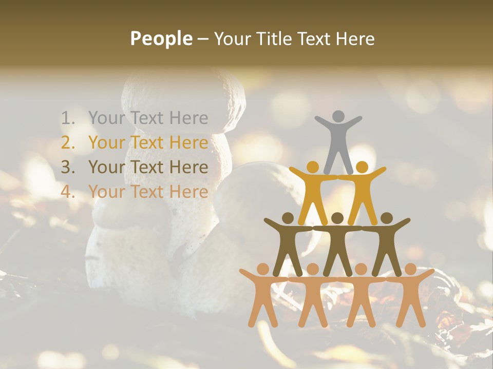 Bolete Cute Forest PowerPoint Template