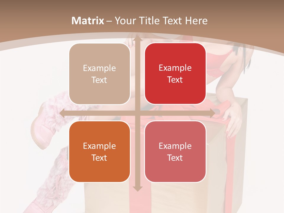 Santa Girl PowerPoint Template