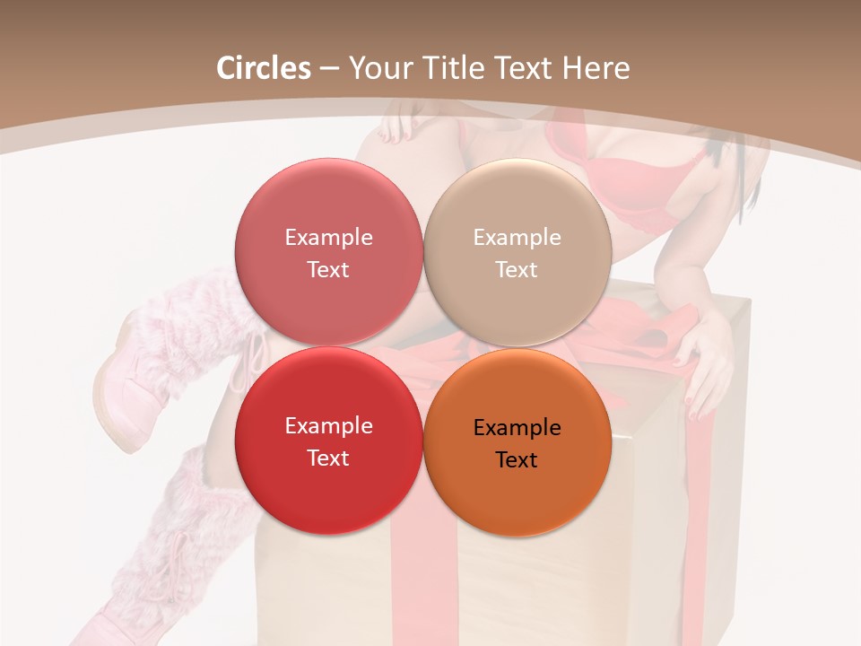 Santa Girl PowerPoint Template