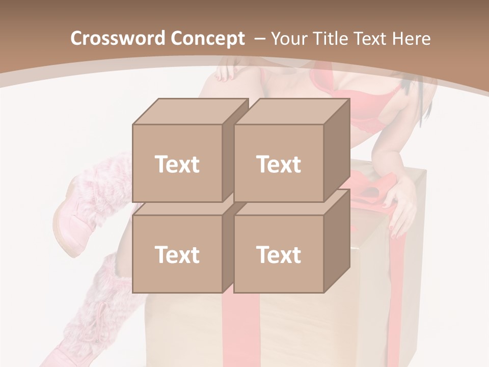 Santa Girl PowerPoint Template