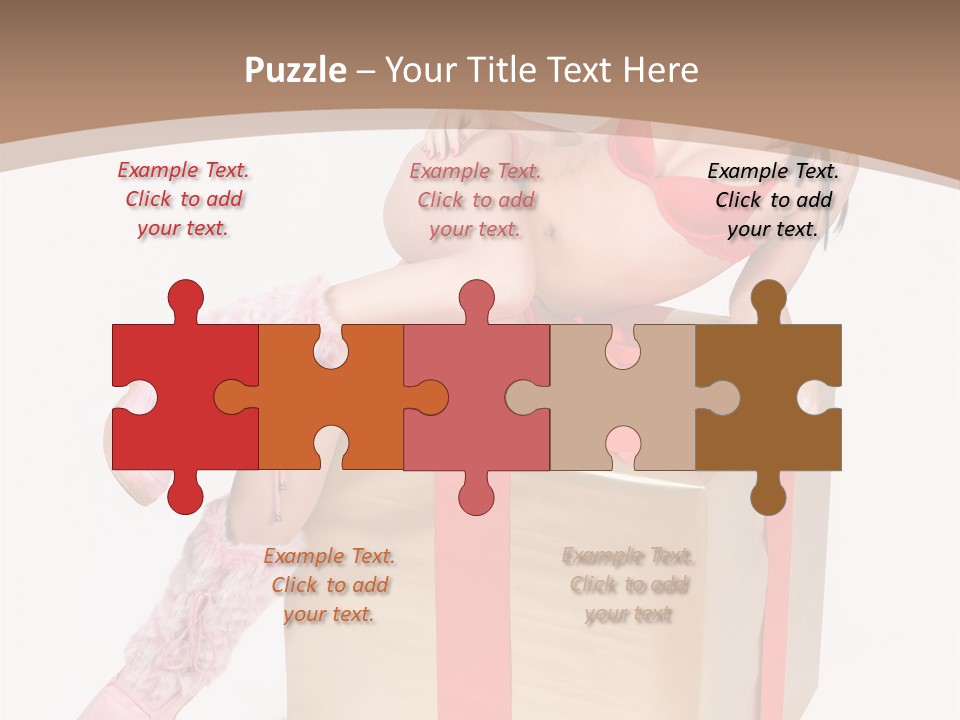 Santa Girl PowerPoint Template