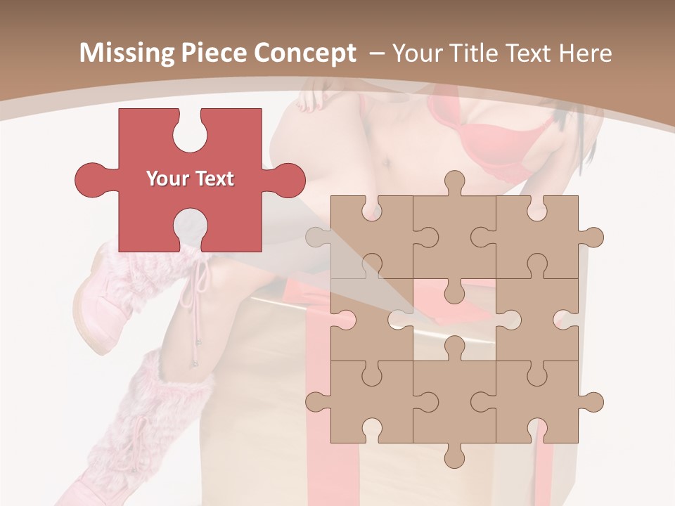 Santa Girl PowerPoint Template