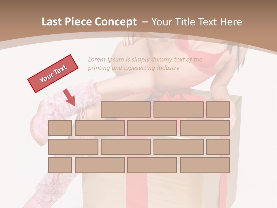 Santa Girl PowerPoint Template