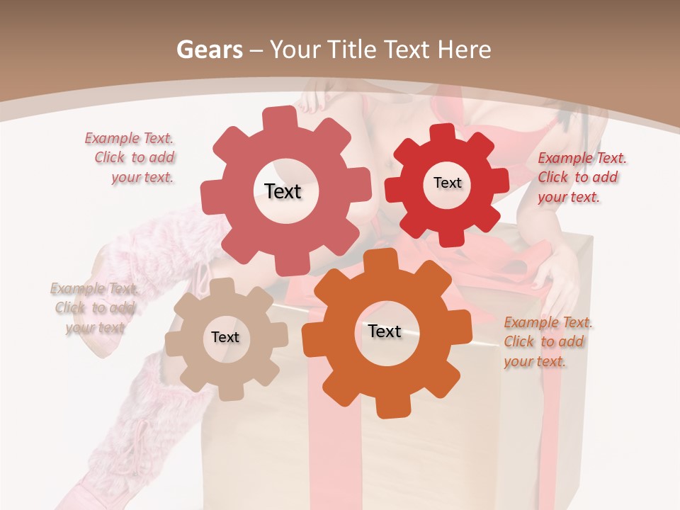 Santa Girl PowerPoint Template