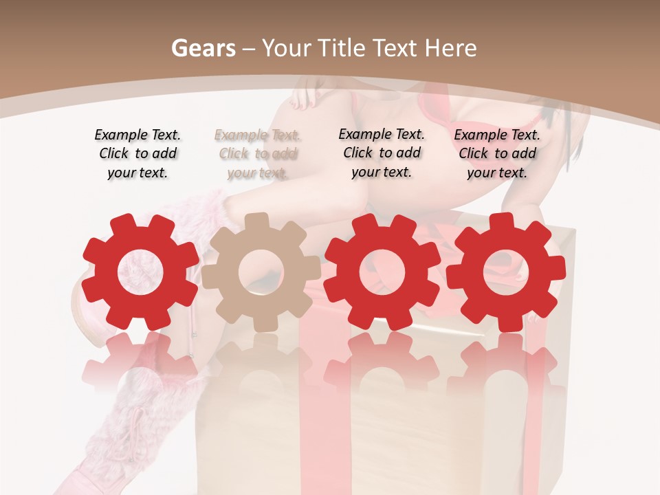 Santa Girl PowerPoint Template