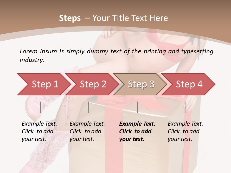 Santa Girl PowerPoint Template