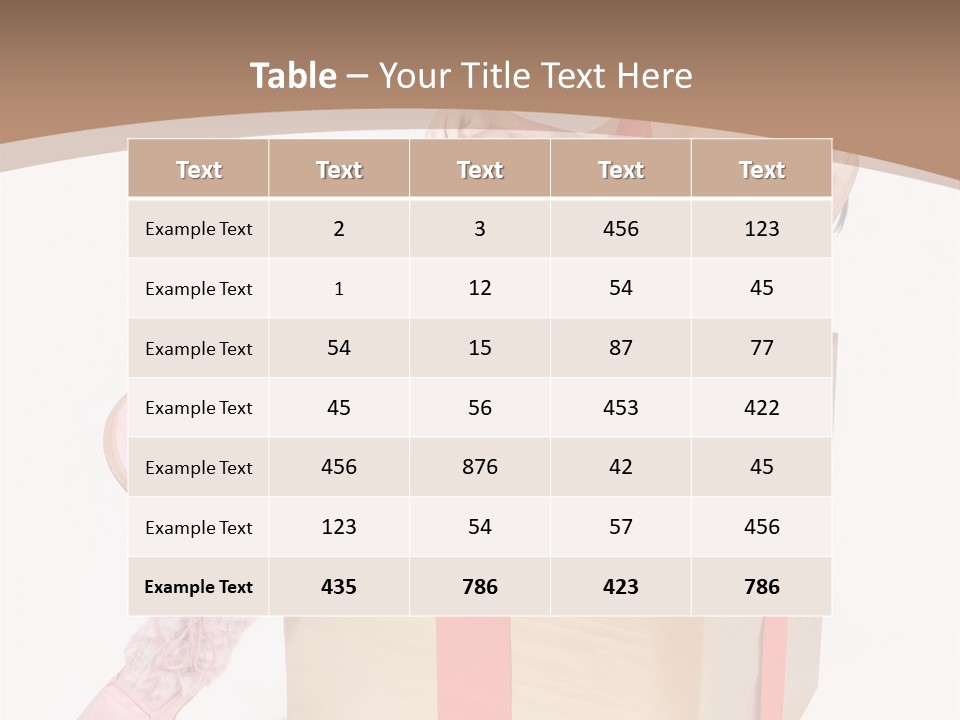 Santa Girl PowerPoint Template