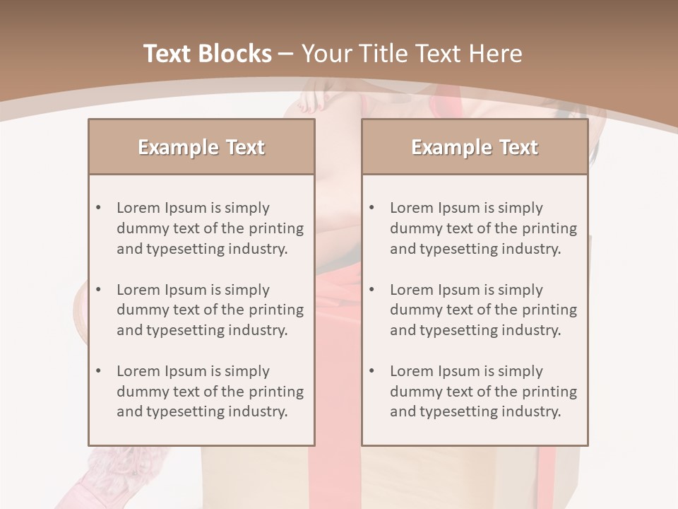 Santa Girl PowerPoint Template