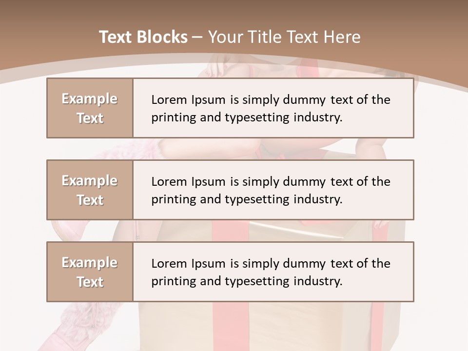 Santa Girl PowerPoint Template