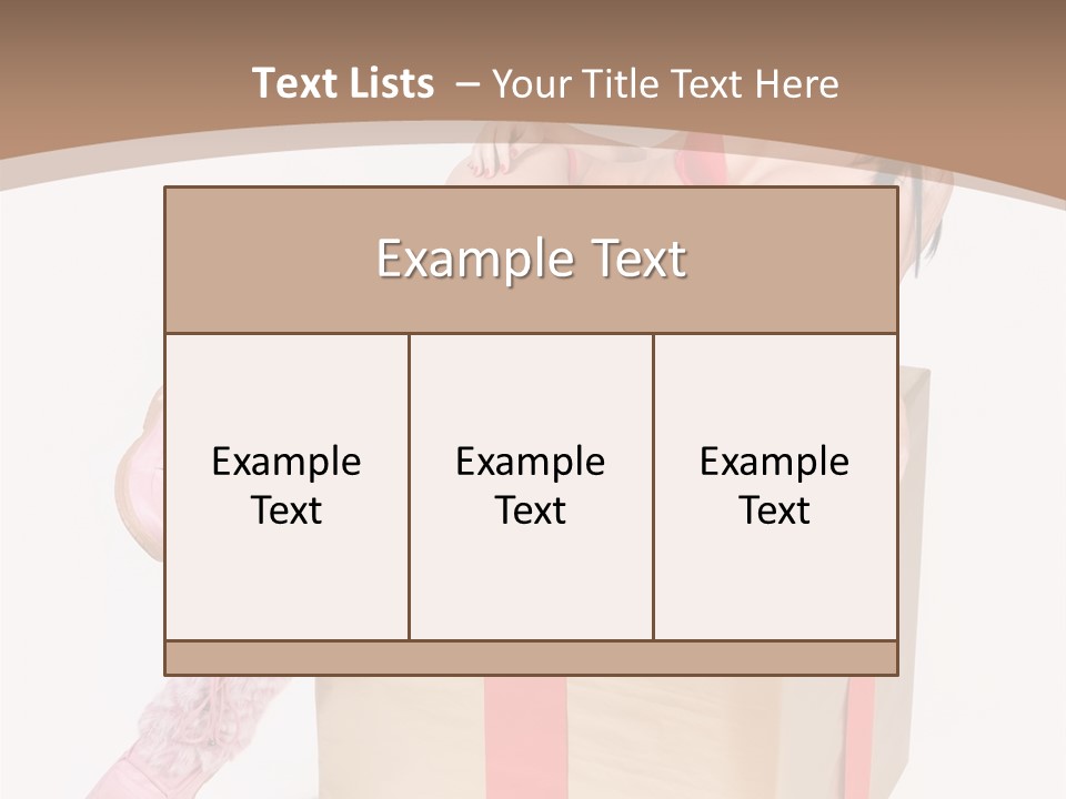 Santa Girl PowerPoint Template